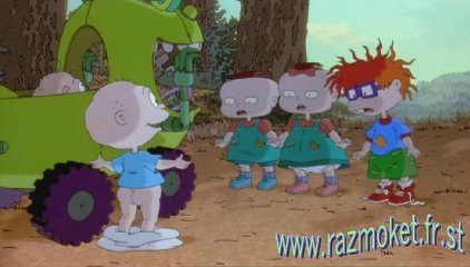 Tommy's diaper has just fallen off